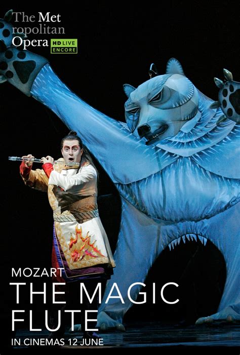 Experience the beauty of Mozart's opera: Live screening of The Magic Flute at the Metropolitan Opera in HD.